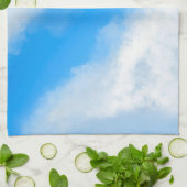 雲の分離 – 青いキッチンタオル キッチンタオル (折り畳み)