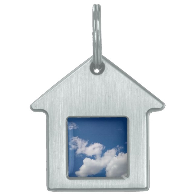 雲の列 ペットネームタグ (正面)