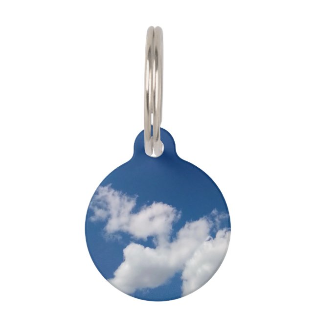 雲の列 ペット　ネームタグ (正面)