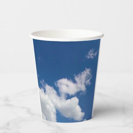 雲の列 紙コップ (裏面)