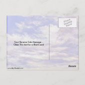 雲の勉強ジョン・ザプリス ポストカード (裏面)