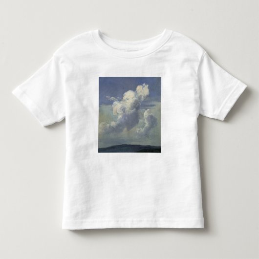 雲の勉強1832年 トドラーTシャツ (正面)