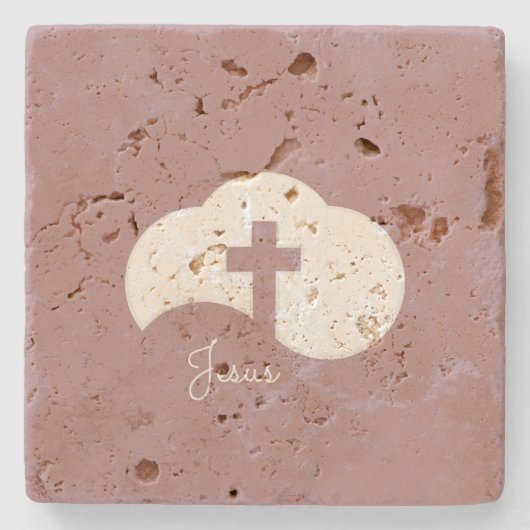 雲の十字 ストーンコースター (正面)