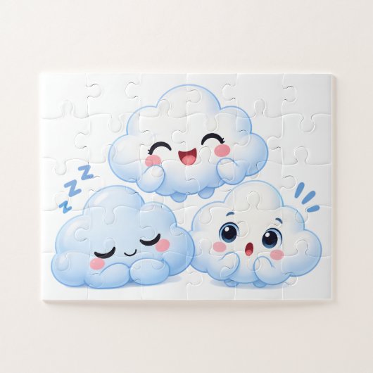 雲の友達トリオ ジグソーパズル (横)