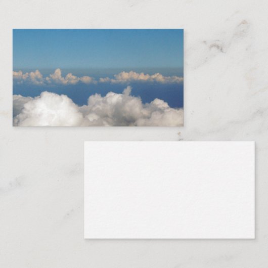 雲の名刺の頭部 名刺 (正面/裏面)