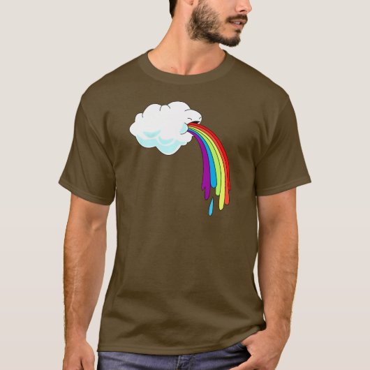 雲の吐く虹 Tシャツ (正面)