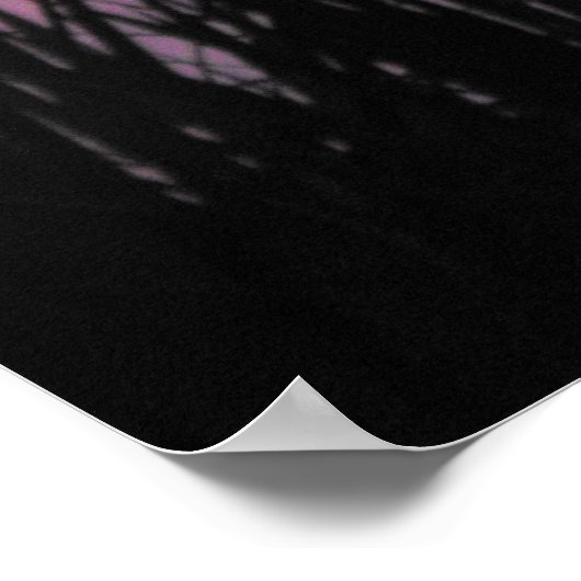 雲の図形 ポスター (角)