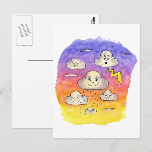 雲の塊 ポストカード (正面/裏面)