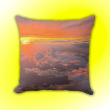 雲の夕日オレンジと黄色 |