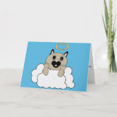 雲の天使猫 カード (正面)