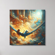 雲の女王のストレッチされたキャンバスのプリント