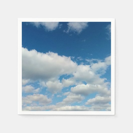雲の層 スタンダードカクテルナプキン (正面)