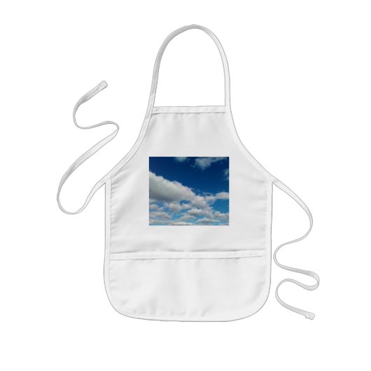 雲の層 子供用エプロン (正面)