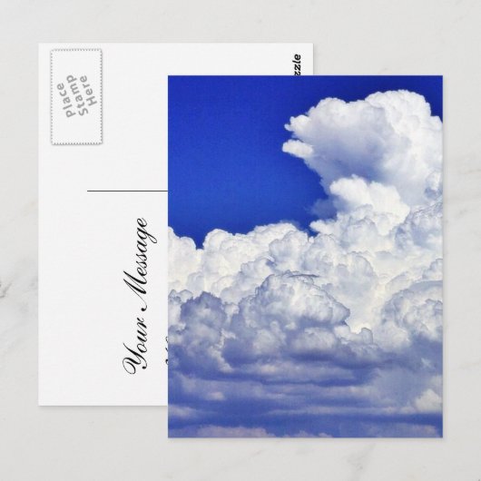 雲の嵐 ポストカード (正面/裏面)