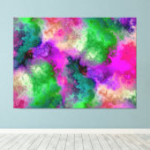 雲の幻想の虹 キャンバスプリント (インサイチュ (ウッドフロア))