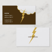 雲の強打|のバターラム酒 名刺 (正面/裏面)