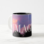 雲の形 ツートーンマグカップ (正面左)