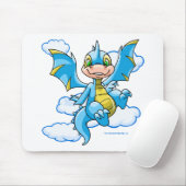 雲の彼の頭部との青いScorchio マウスパッド (マウス)