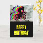 雲の循環 カード (黄色い花)