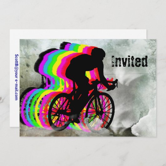 雲の循環 招待状 (正面/裏面)