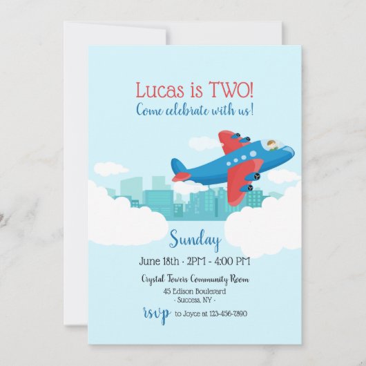 雲の招待状の上 招待状 (正面)