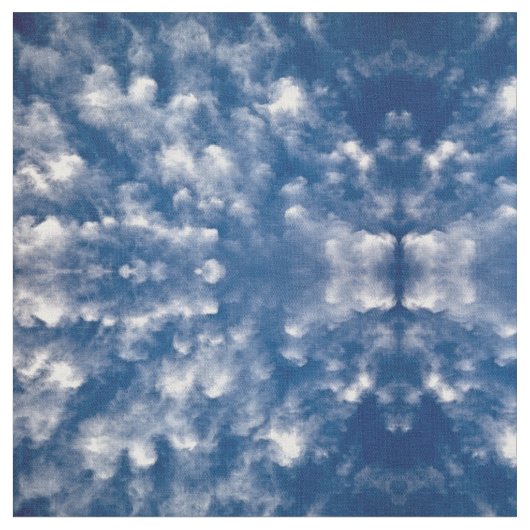 雲の散乱 ファブリック (クローズアップ)