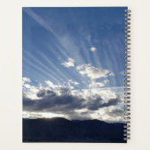 雲の日の入りストライプのと思う人 プランナー手帳 (裏面)