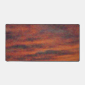 雲の日没の色抽象芸術アートデスクマット デスクマット (正面)