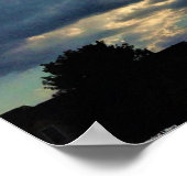 雲の景色 ポスター (角)