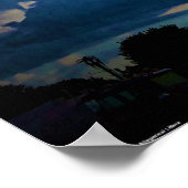 雲の景色 ポスター (角)