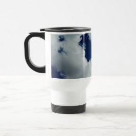 雲の曲線 – 写真 トラベルマグ