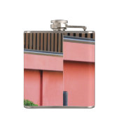 雲の木に止まり木を張る大きなハングルカラス フラスク (裏面)