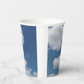 雲の柔らかい四角いパッチ 紙コップ (右)
