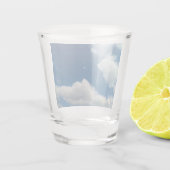 雲の柔らかさ ショットグラス (裏面)