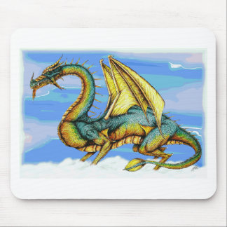 雲の歩行者を打ちつけて下さい マウスパッド