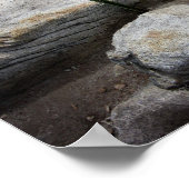 雲の残り – ヨセミテ ポスター (角)