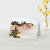 雲の海のKalunaの崖 カード (黄色い花)