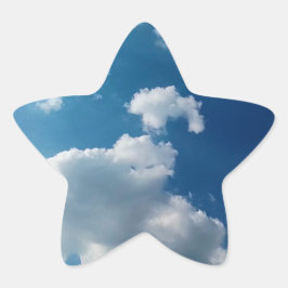 雲の混合 星シール