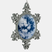 雲の渦 スノーフレークピューターオーナメント (左)