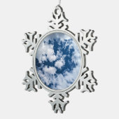 雲の渦 スノーフレークピューターオーナメント (右)