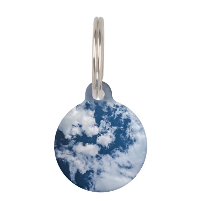 雲の渦 ペット　ネームタグ (正面)