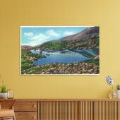 雲の湖の景色 キャンバスプリント (インサイチュ (リビング))