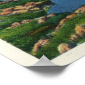 雲の湖の景色 ポスター (角)