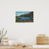 雲の湖の景色 ポスター (キッチン)