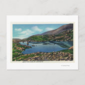 雲の湖の景色 ポストカード (正面)