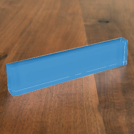 雲の澄ん無い青空が一面に広がる デスクネームプレート