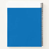 雲の澄ん無い青空が一面に広がる ノートブック (裏面)