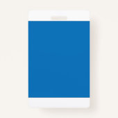 雲の澄ん無い青空が一面に広がる バッジ (裏面)