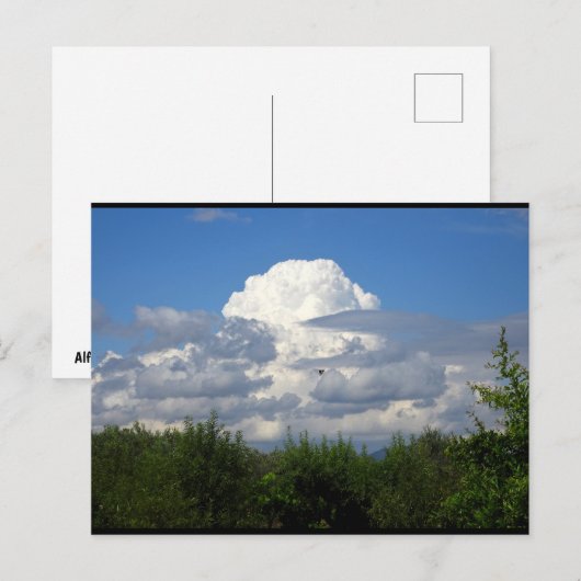雲の爆発 ポストカード (正面/裏面)