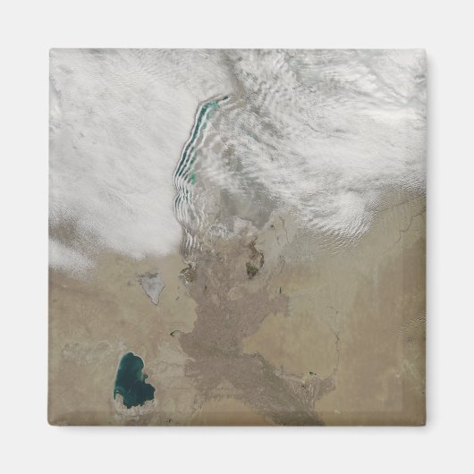 雲の特徴的な線 マグネット (正面)